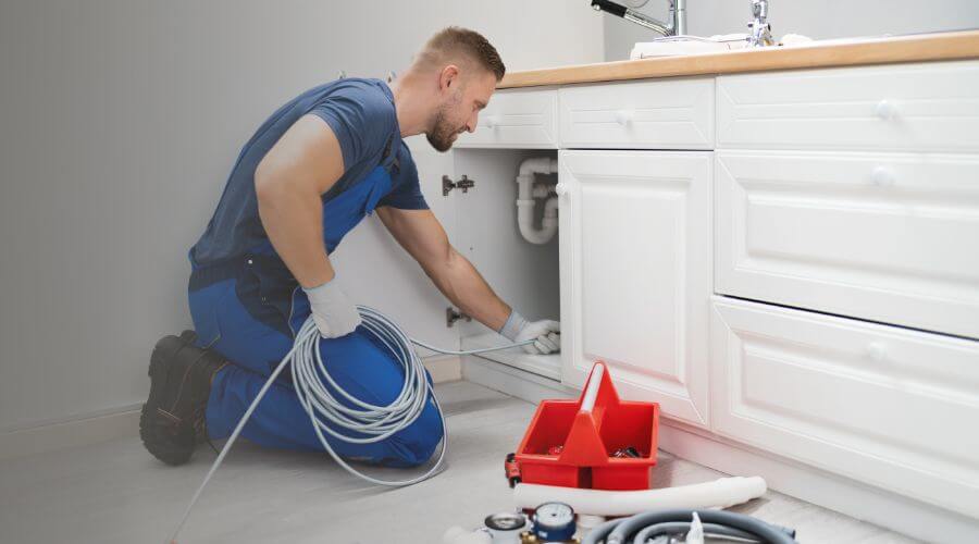Local annual plumbing maintenance in Claremont, IL